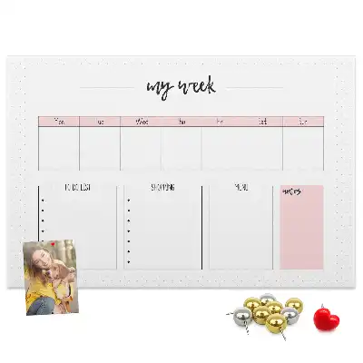 Kurk prikbord Mijn weekplanner