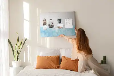 Memobord van kurk Geschilderde vlekken