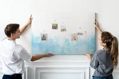 Memobord van kurk Geschilderde vlekken