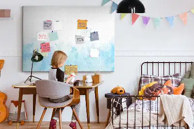 Memobord van kurk Geschilderde vlekken