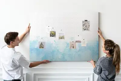 Memobord van kurk Geschilderde vlekken