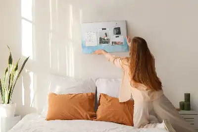 Memobord van kurk Geschilderde vlekken