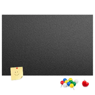 Kurk prikbord met donkere abstractie