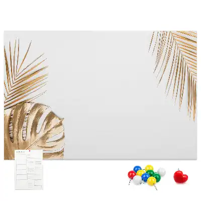 Memobord van kurk Tropische botanie plantenflora