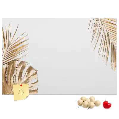 Memobord van kurk Tropische botanie plantenflora