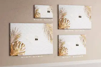 Memobord van kurk Tropische botanie plantenflora
