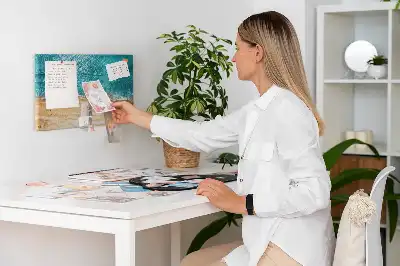 Kurk prikbord Zee strand mensen
