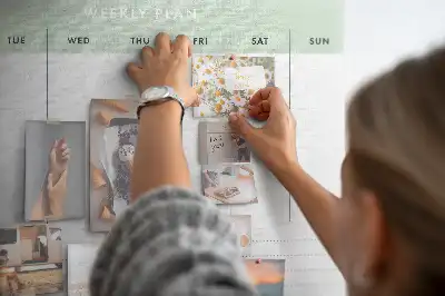 Kurk prikbord Taakverdeling over 7 dagen