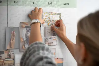 Kurk prikbord Taakverdeling over 7 dagen