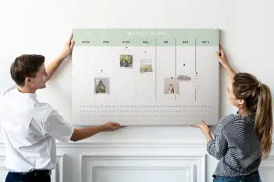 Kurk prikbord Taakverdeling over 7 dagen