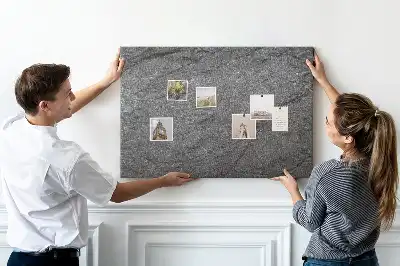 Memobord van kurk Vulkanisch gesteente