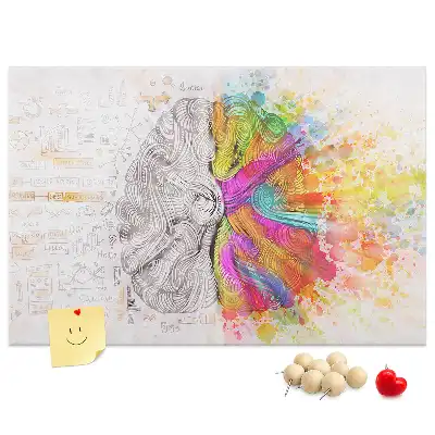 Kurk prikbord Creatieve geest grafiek