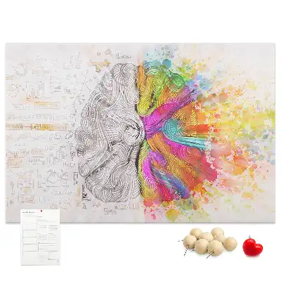Kurk prikbord Creatieve geest grafiek