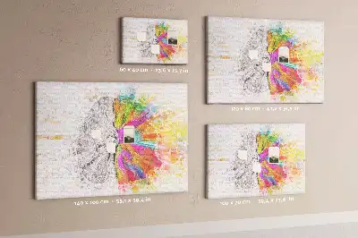 Kurk prikbord Creatieve geest grafiek