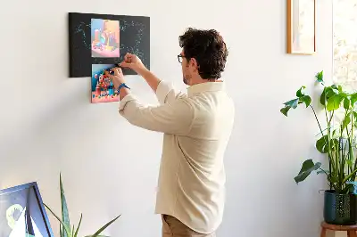 Kurk prikbord Contouren van de wereldkaart