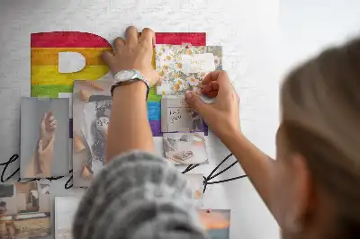 Memobord van kurk Spreuk wees jezelf