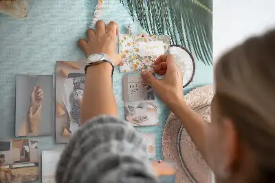 Memobord van kurk Zomercompositie