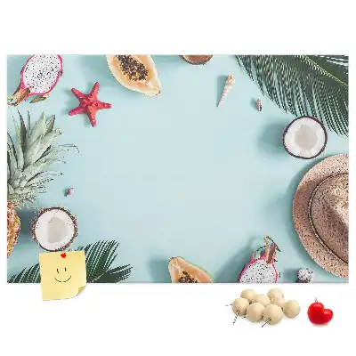 Memobord van kurk Zomercompositie
