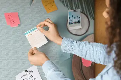 Memobord van kurk Zomercompositie