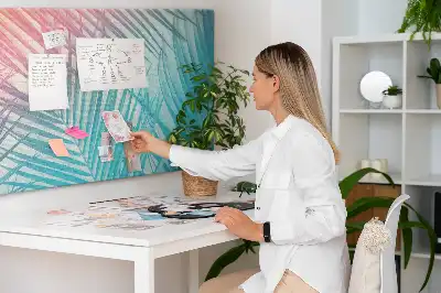 Kurk prikbord Tropische palm