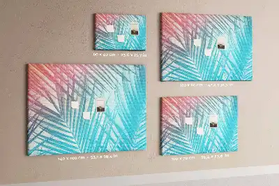 Kurk prikbord Tropische palm