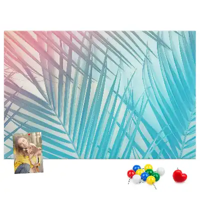 Kurk prikbord Tropische palm