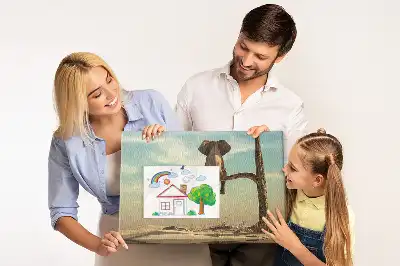 Kurk prikbord Olifant in een boom