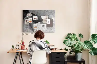 Memobord van kurk Moderne figuren compositie