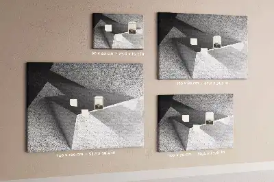 Memobord van kurk Moderne figuren compositie