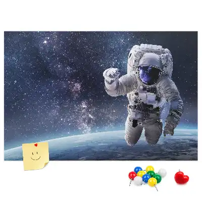 Kurken prikbord Astronaut