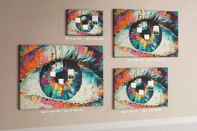 Memobord van kurk Pupil oog mens