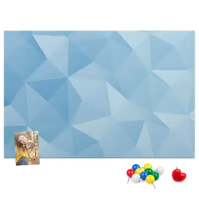 Kurk prikbord Geometrische abstracte driehoeken