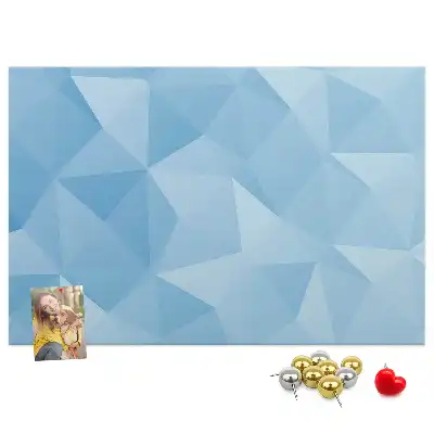 Kurk prikbord Geometrische abstracte driehoeken