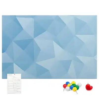 Kurk prikbord Geometrische abstracte driehoeken