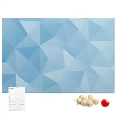 Kurk prikbord Geometrische abstracte driehoeken