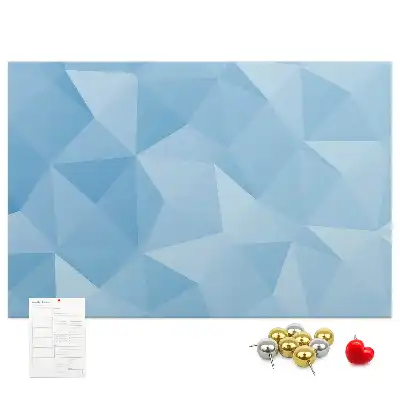 Kurk prikbord Geometrische abstracte driehoeken