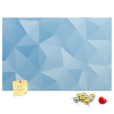 Kurk prikbord Geometrische abstracte driehoeken