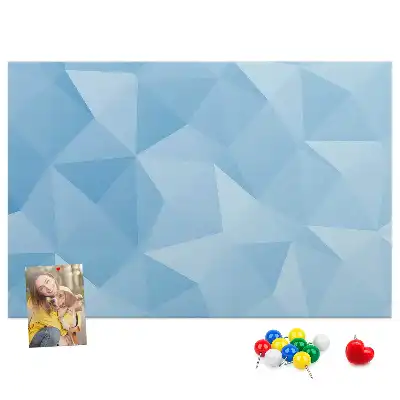 Kurk prikbord Geometrische abstracte driehoeken