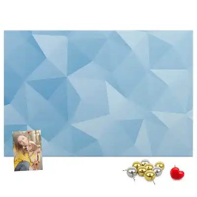 Kurk prikbord Geometrische abstracte driehoeken