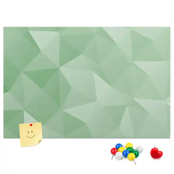 Kurk prikbord Driehoekig patroon abstractie
