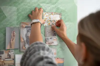 Kurk prikbord Driehoekig patroon abstractie