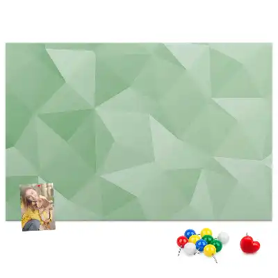 Kurk prikbord Driehoekig patroon abstractie