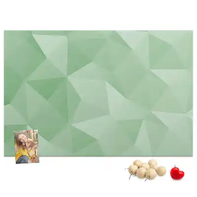 Kurk prikbord Driehoekig patroon abstractie