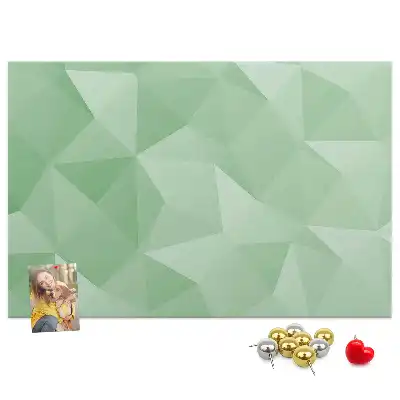 Kurk prikbord Driehoekig patroon abstractie