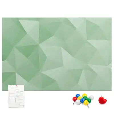 Kurk prikbord Driehoekig patroon abstractie