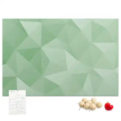 Kurk prikbord Driehoekig patroon abstractie