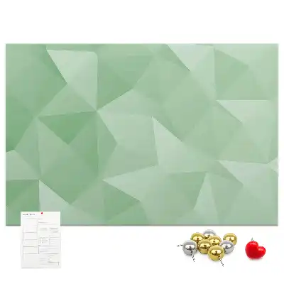 Kurk prikbord Driehoekig patroon abstractie