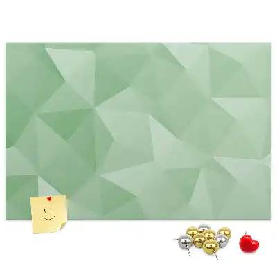 Kurk prikbord Driehoekig patroon abstractie