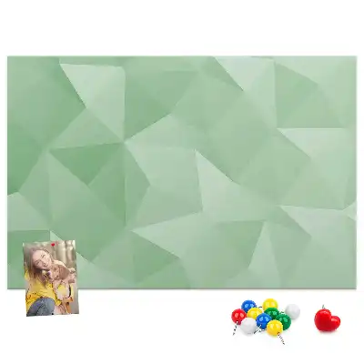 Kurk prikbord Driehoekig patroon abstractie