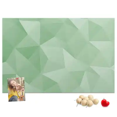 Kurk prikbord Driehoekig patroon abstractie